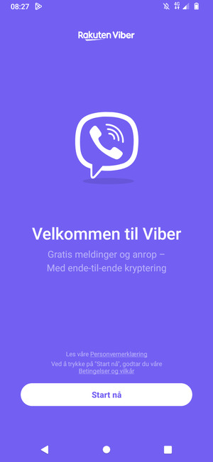 Applikasjonen er klar til bruk