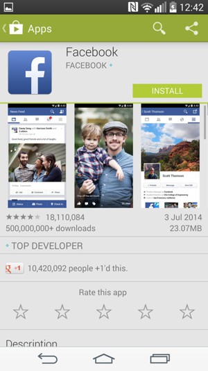 Select INSTALL