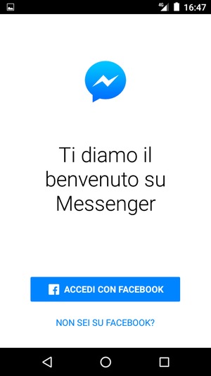 L'app è pronta per l'uso