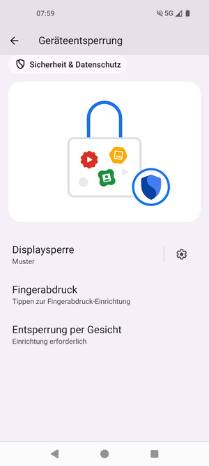 Ihr Handy ist jetzt mit einer Bildschirmsperre gesichert