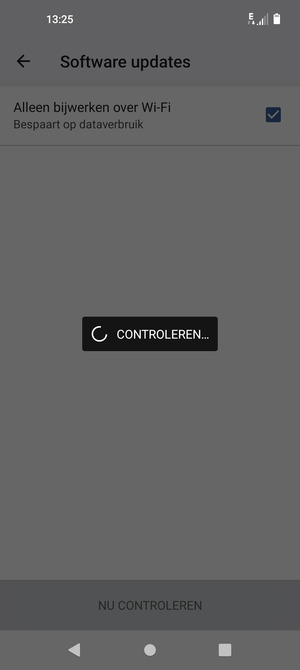 Wacht tot de zoekopdracht beëindigd is