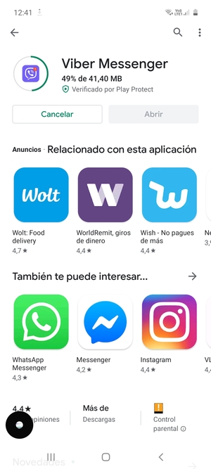 Espere a que el proceso de instalación finalice