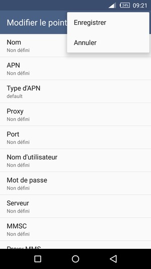Sélectionnez Enregistrer