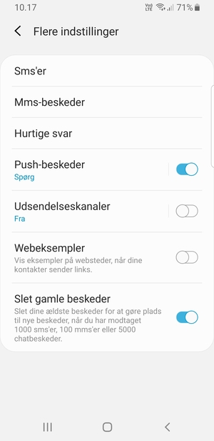 Vælg Sms'er