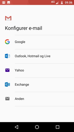 Vælg Google