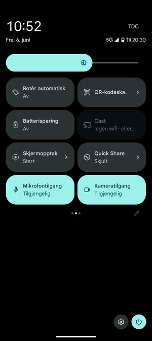 Velg Batterisparing