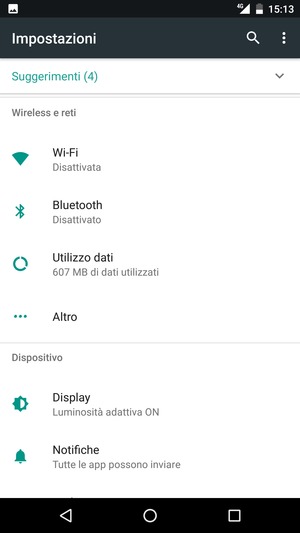 Seleziona Altro