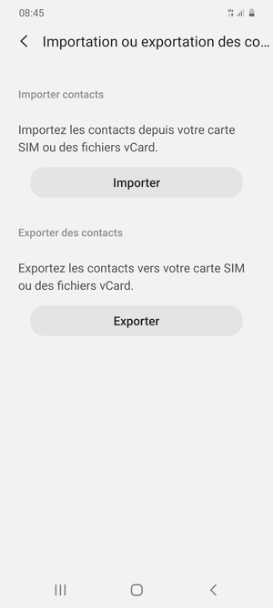 Sélectionnez Importer