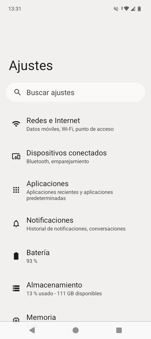 Seleccione Redes e Internet