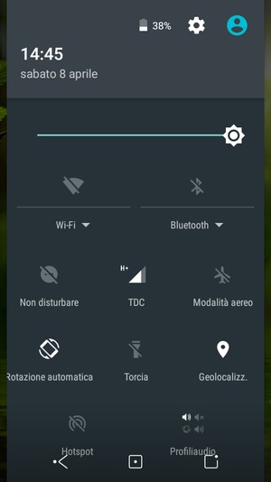 Disattiva Geolocalizz.