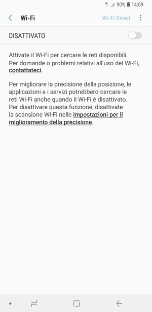 Attiva Wi-Fi