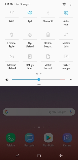 Vælg Strømbespar.