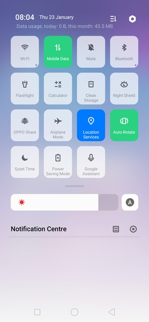 Turn off Location Services
