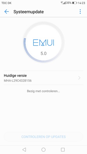Wacht tot de zoekopdracht beëindigd is