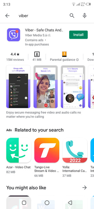 Select the app