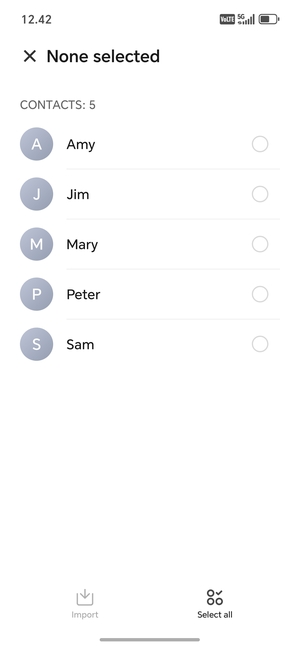 Select Select all