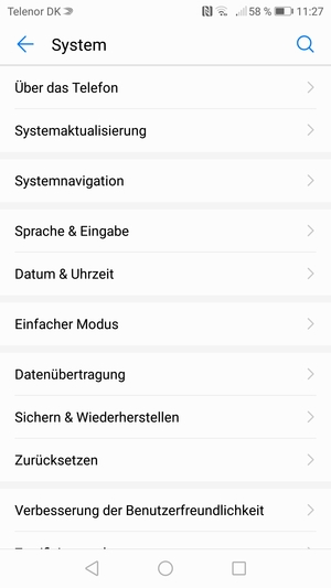 Wählen Sie Systemaktualisierung