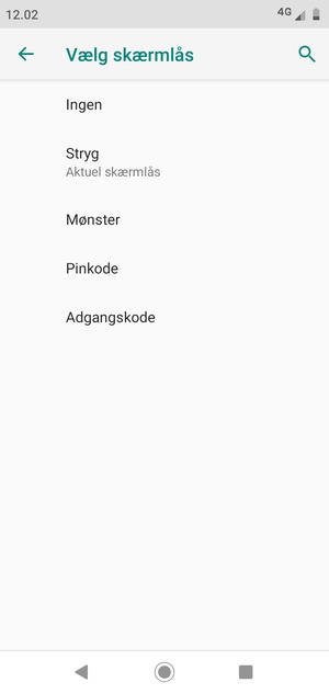 Vælg Mønster