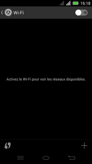 Activer le Wi-Fi