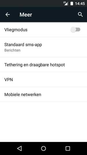Selecteer Mobiele netwerken