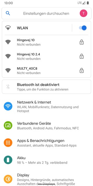 Wählen Sie das Wireless-Netzwerk, zu dem Sie eine Verbindung herstellen möchten