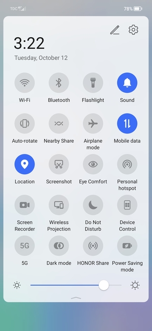 Select Sound to change to vibration mode