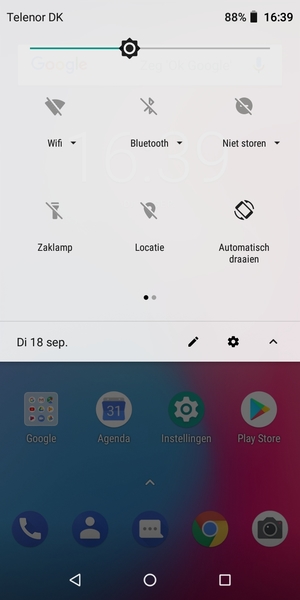 Veeg naar links
