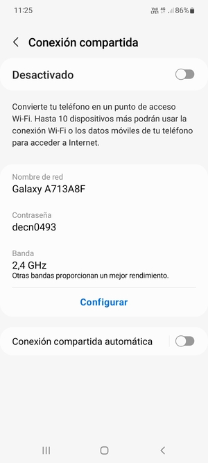 Seleccione Configurar