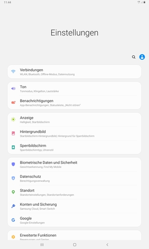 Wählen Sie Verbindungen