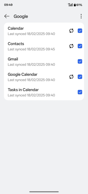 Select the Menu button