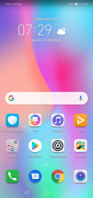 Seleziona Play Store
