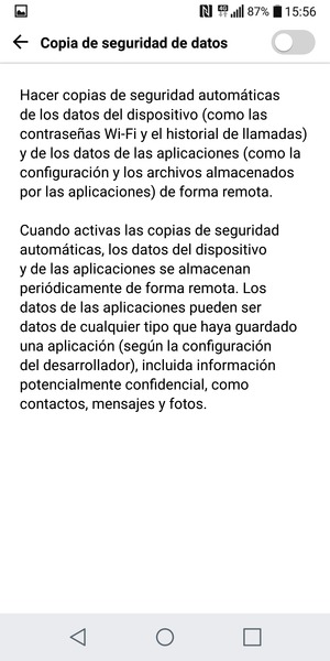 Active Copia de seguridad de datos