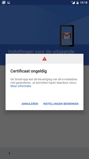 Selecteer INSTELLINGEN BEWERKEN