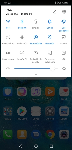 Desactive Wi-Fi y Bluetooth