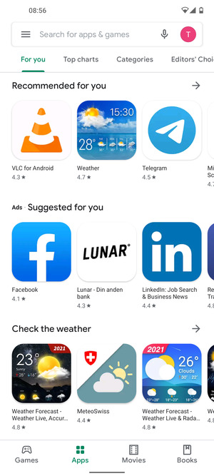 Select the Search bar
