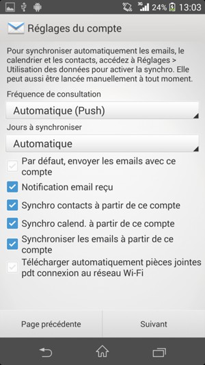Sélectionnez Suivant