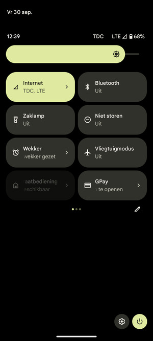 Pas helderheid aan op het vereiste niveau