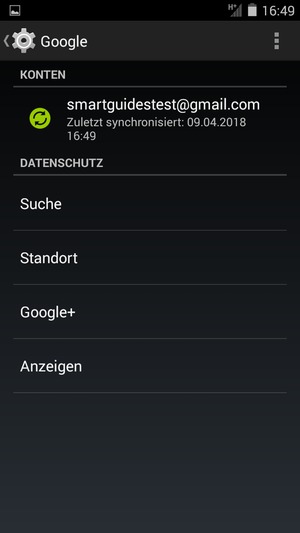 Wählen Sie Ihr Konto