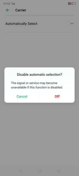 Select Off