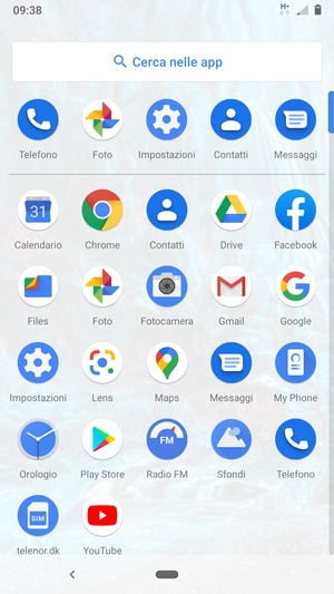 Seleziona Impostazioni