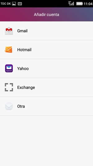Seleccione Exchange