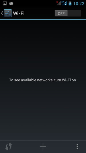 Turn Wi-Fi on