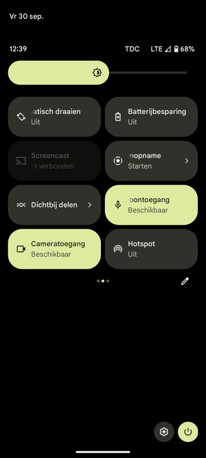 Selecteer Batterijbesparing