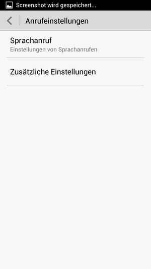 Wählen Sie Sprachanruf