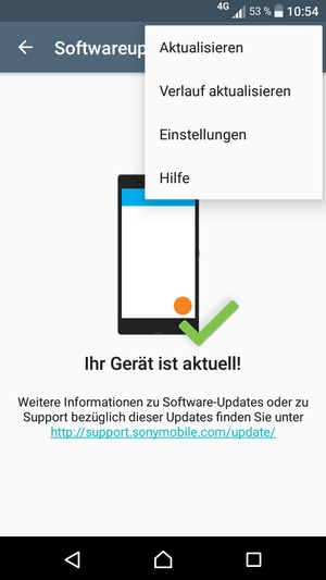 Wählen Sie Aktualisieren