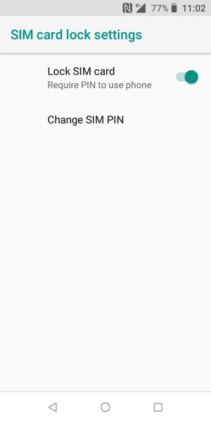Select Change SIM PIN