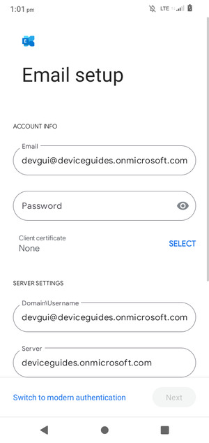 Enter your password