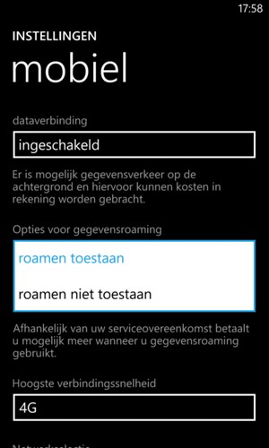 Selecteer uw voorkeursoptie