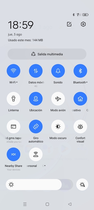 Desactive Wi-Fi y Bluetooth