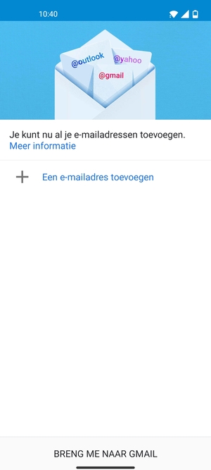 Selecteer Een e-mailadres toevoegen